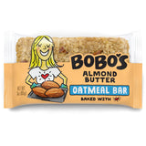 Bobo's Almond Butter Oat Bars, Simple Ingredients, Whole Grain Oats, Plant Based, Gluten Free Breakfast Bars, Non-GMO, Healthy Snacks for Adults