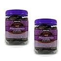 Kirkland Signature Macadamia Clusters Salted Caramel Milk Chocolate JAR - 2 Pack of 2 Lb (32 Oz) Each JAR