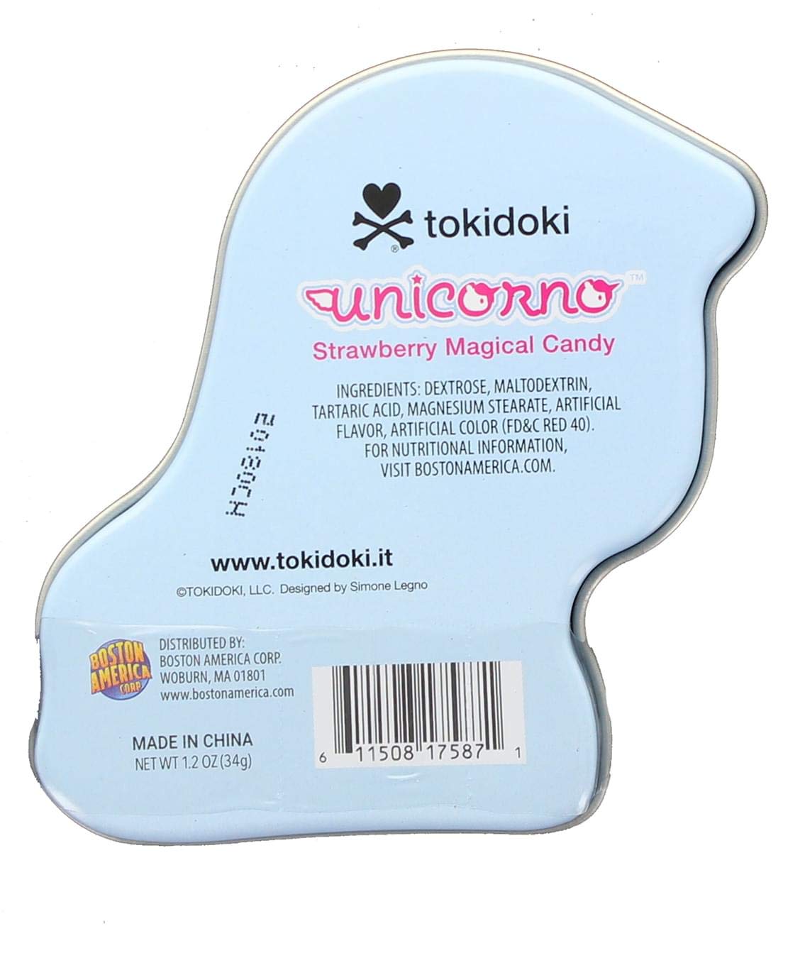 Tokidoki Unicorno Strawberry Candy in Collectible Tin!