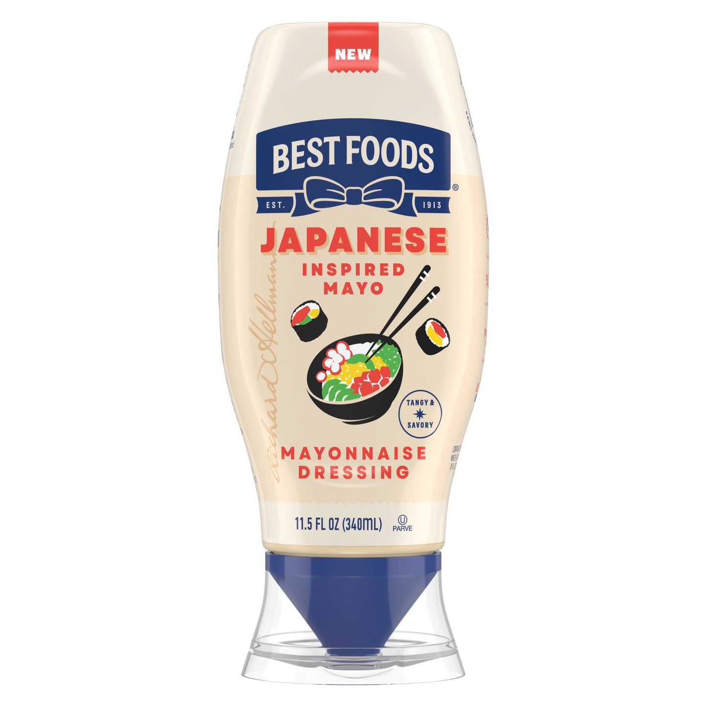 Best Foods Dijo-Mayo Smooth & Savory Mayonnaise Dressing for Fries, Burgers, Potato Salads, Sandwiches, Mayonnaise Dressing With Real Dijon, 11.5 oz 1