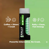 Rally Energy Caffeine Gum, Sugarless Gum with 60 mg of Caffeine for Fast-Acting Energy, Stay Alert, Long-Lasting, Variety Pack, Natural Cinnamon