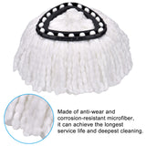 Spin Mop Replacement Head, 4 Pack Mop Replace Heads Compatible with 360 Degree Spin Mops, Microfiber Spinning Mop Refill, Easy Cleaning and Wring Spin