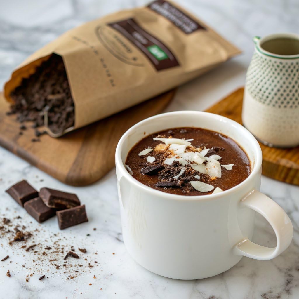 Java Factory Choconut Flavored Ground Coffee Bag - Chocolate and Coconut Brew, Made with 100% Arabica Beans - Flavor Enhanced, 10 Oz