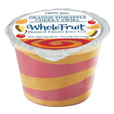 Whole Fruit Orange Pineapple and Cherry Swirl Premium Juice Cup, 4 Ounce -- 96 per case.