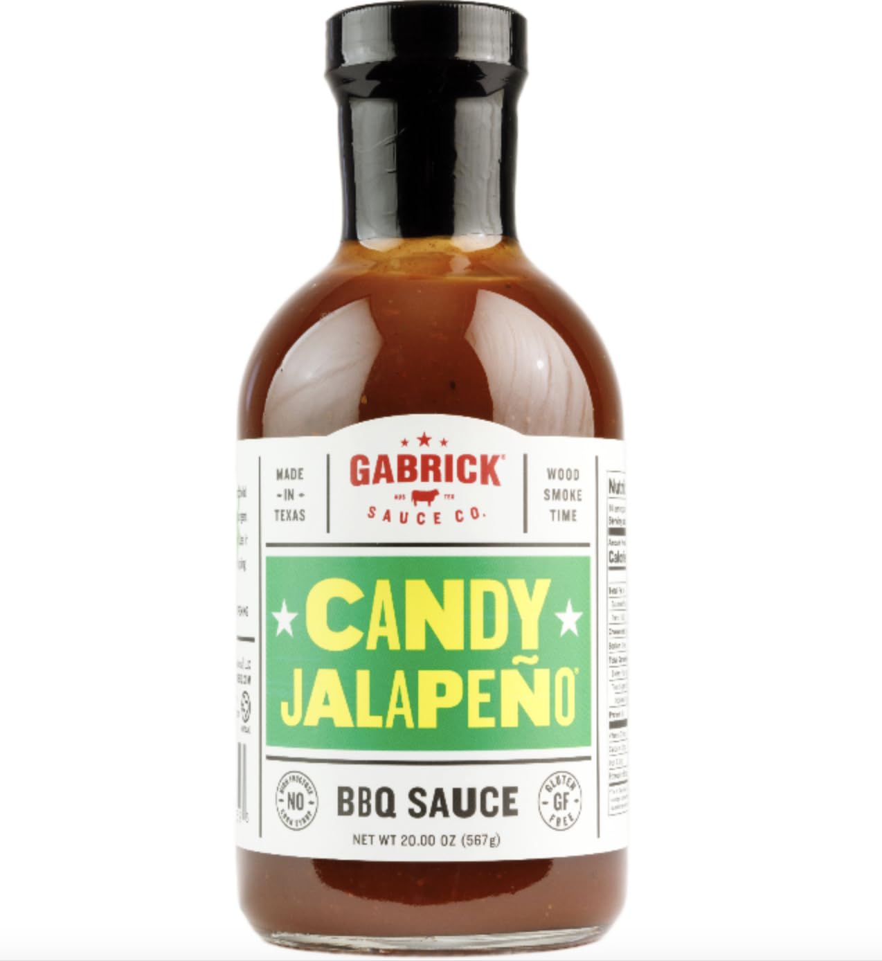 Candy Jalapeño BBQ Sauce | Gabrick BBQ | Sweet & Spicy Barbecue Sauce with Real Jalapeños | Perfect for Ribs, Chicken, and Burgers | No HFCS