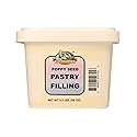 Bakerdale Poppy Seed Filling for Baking, Pastry and Cake Filling 3.5 Lbs Reclosable Container