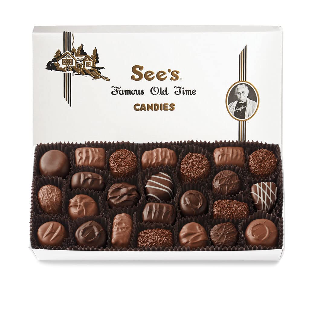 See's Candies Soft Centers (2 Pound (Pack of 1), White Wrap)