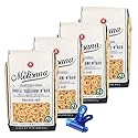 La Molisana Pasta Anelli Siciliani 16 oz (Pack of 4) - Italian Pasta Rings - Alternative to Ditalini Pasta and Pastina with Food Bag Clamp - 5 Total