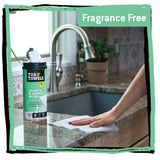 Tub O' Towels Granite & Marble Cleaning Wipes - Polish & Protect Stone Surfaces, 40-Count Pack - Safe for Granite, Marble, Quartz Countertop