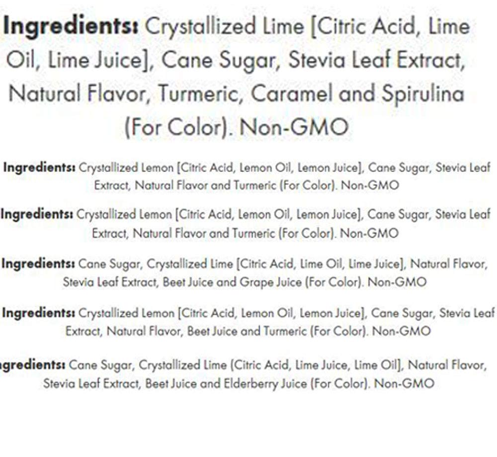 True Lime 7 flavor variety Pack: WATERMELON AQUA FRESCA, LIMEADE, Original Lemonade, Peach, Black Cherry, Raspberry & Mango Orange. True Citrus