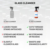 Dr. Beasley's Glass Cleanser for Autos - Extra Strength, pH Balanced, Cuts Through Messes, No Streaking or Residue, Enhanced Clarity, Fast Dry, 12 Fl