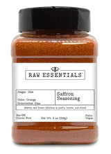 Raw Essentials Saffron Seasoning - Earthy and Sweet - Delicious in Paella, Risotto, and Stews - Luxurious Non GMO, Gluten Free, Paleo and Vegan Blend