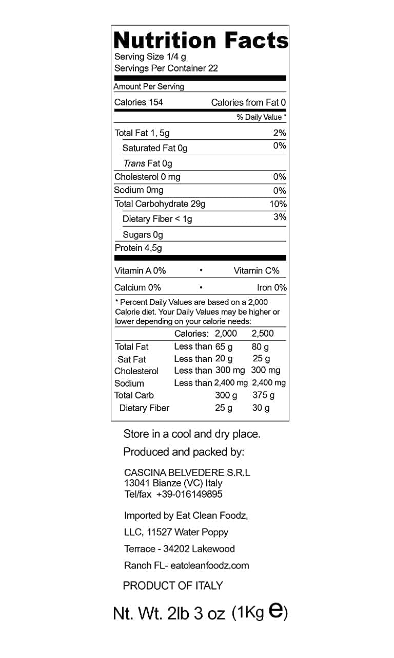 CASCINA BELVEDERE 2 Pack Nerone italian Organic black Rice, Higher in Protein and Fiber Than Brown Fast Cooking, Vegan Fiber, Non-Gmo Chemical Free Short Grain Gluten