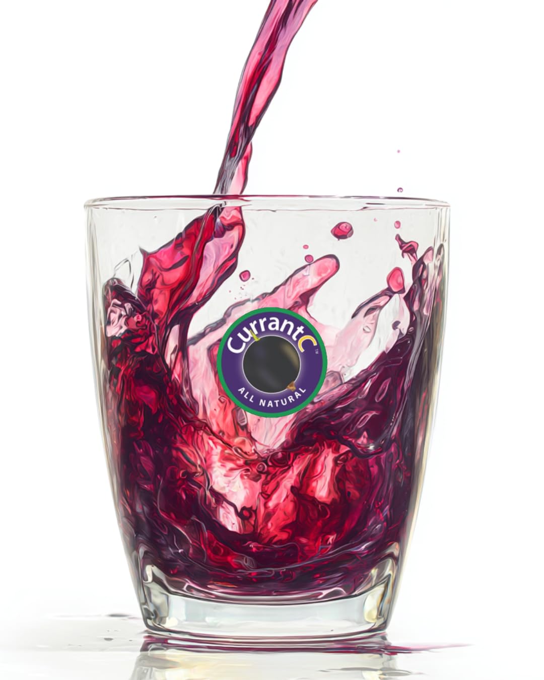 100% All Natural Black Currant Nectar 16 oz. - 12 pack