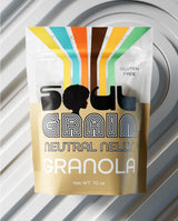 Soul Grain Neutral Nelly Granola - Hand-Crafted 10oz Gluten-Free Granola for Clean Nutrition & Versatility - Made with Whole Grain Oats, & Vanilla
