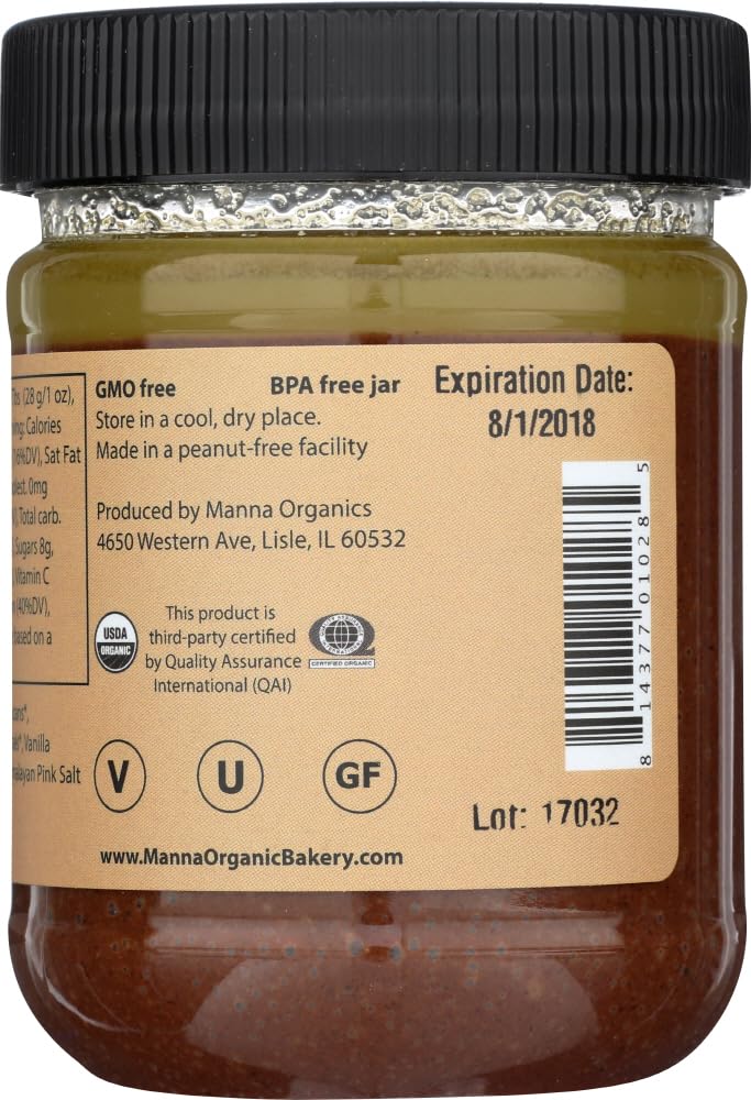 Manna Organics - Manna Butter Dark Chocolate Roasted Pecan - 12 oz.