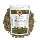 Organic Way Mullein Leaf Powder (Verbascum thapsus) - European Wild-Harvest | Organic & Kosher Certified | Vegan, Non GMO & Gluten Free | USDA