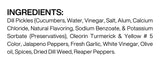 Buc-ee’s Dill Pickle Jalapeño Hot Sauce - Tangy & Mildly Spicy, Gluten Free, 5 oz Bottle