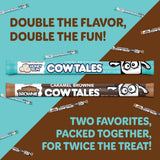Goetze's Candy Bake Shoppe Cow Tales Mix - Honey Bun & Caramel Brownie - 36ct. Canister - Fresh from the Factory