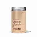 DAVIDsTEA Vanilla Cappuccino Black Tea - Loose Leaf Low Caffeine Blend with Roasted Chicory, Cocoa Shells & Vanilla - 100g - Rich, Creamy & Cozy