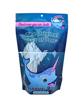 The Original Bag Poo®, Narwhal Poo (Blueberry Flavor Cotton Candy) Novelty Poop Gag Gift. Free sticker inside.