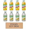 Evaxo Mango, Pina Colada Juice Variety Pack, 8 Count, 16 oz. Each, Box