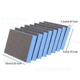 EORTA 8 Pcs Magic Cleaning Sponges Multi-Use Heavy Duty Scrub Scouring Eraser Pads with Carborundum Non-Scratch Emery Cleaner for Kitchen, Bathroom
