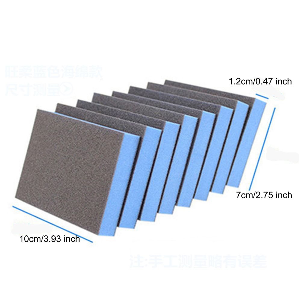 EORTA 8 Pcs Magic Cleaning Sponges Multi-Use Heavy Duty Scrub Scouring Eraser Pads with Carborundum Non-Scratch Emery Cleaner for Kitchen, Bathroom