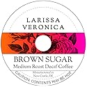 Brown Sugar Medium Roast Decaf Coffee (Single Serve K-Cup Pods) (Gourmet, Naturally Flavored, Whole Coffee Beans) (12 pods, ZIN: 571529) - 2 Pack