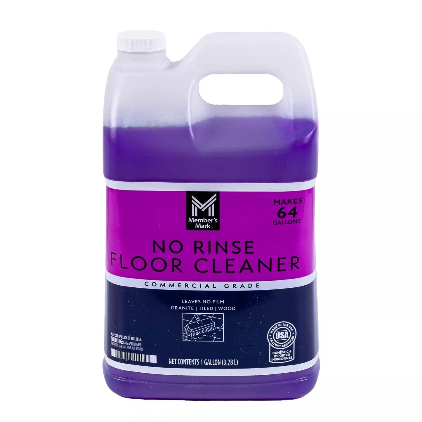 Member's Mark No Rinse Floor Cleaner, 1 Gallon
