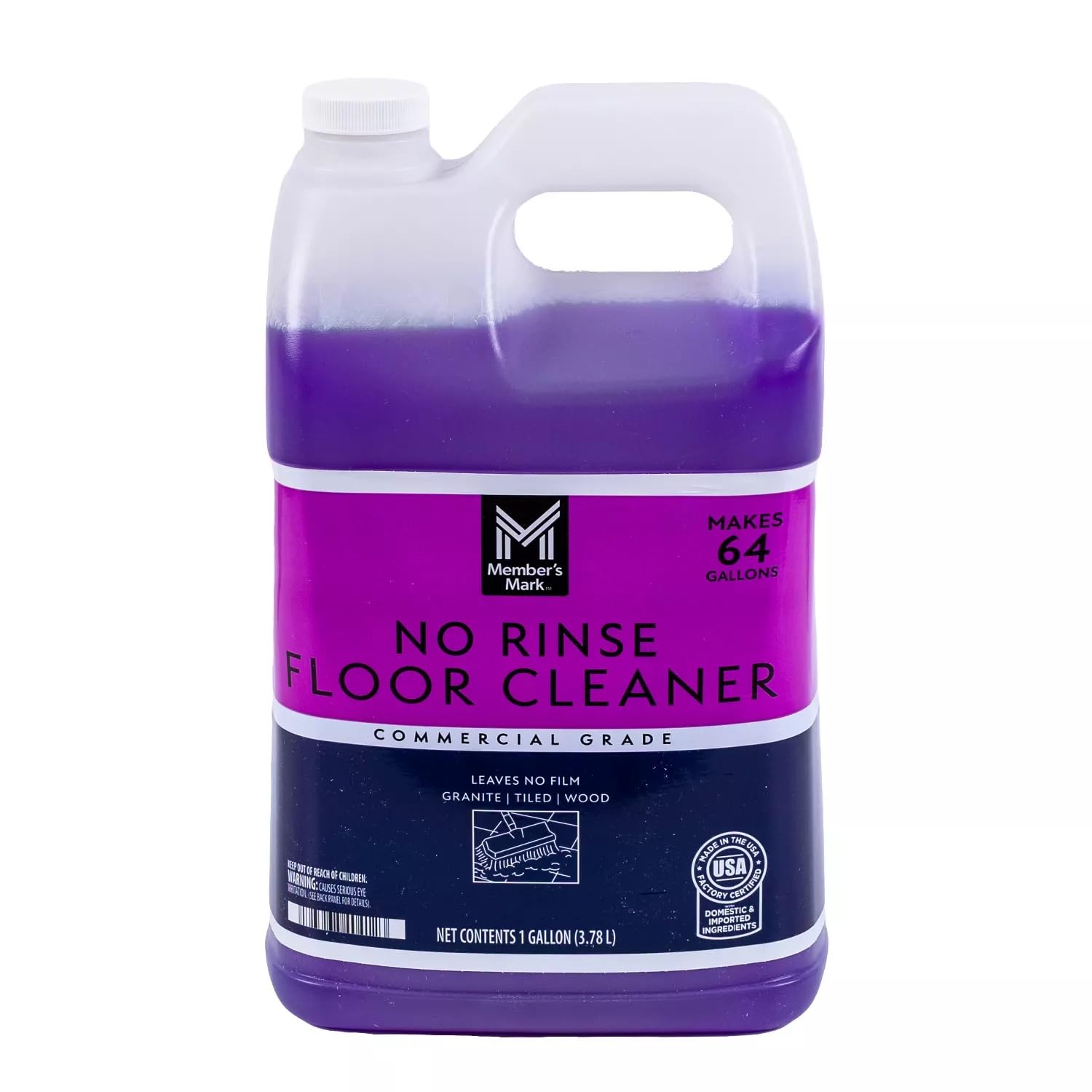 Member's Mark No Rinse Floor Cleaner, 1 Gallon