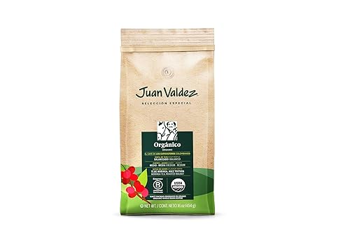 Juan Valdez Organic Whole Bean Coffee - Balanced Roast | 100% Colombian Arabica Beans | 100% Colombian Coffee - Balanced Profile with Moringa & Nutty