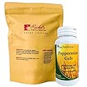 Rachelstea Turmeric, Wild Yam, Ginger, Marshmallow, Chamomile, Peppermint, Fennel, Slippery Elm: 30 Bags, 60 Cups Peppermint Gels: 90 Enteric Coated