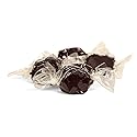 Black Licorice Flavored Taffy Chews by It's Delish, 8 Oz Bulk Bag - Individually Wrapped Gourmet Soft Fluff Taffies - Perfect Trick or Treat Candy