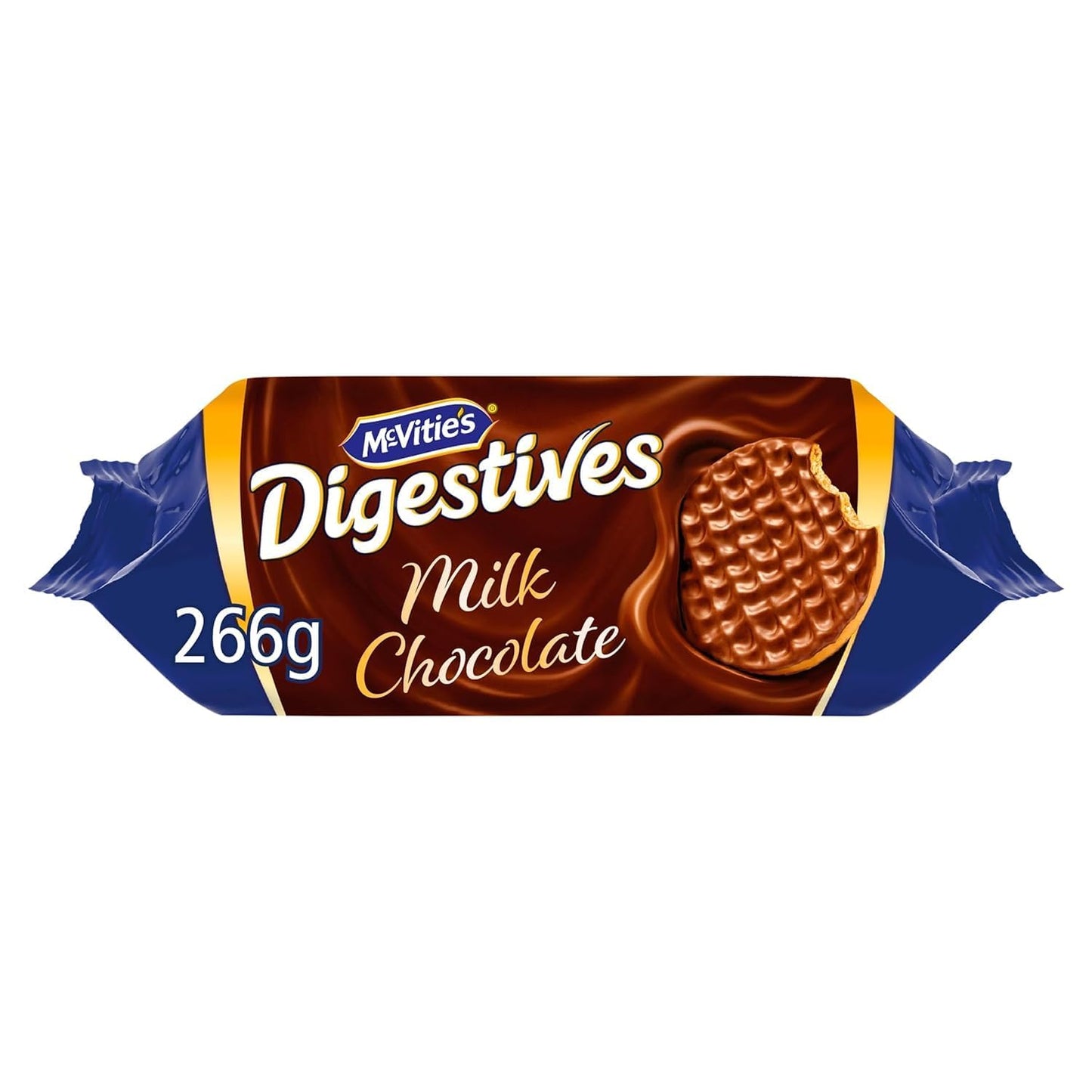 HABP GLOBAL Mcvities Milk And Dark Chocolate Digestives 266g Variety (2 Milk & 2 Dark) Pack of 4