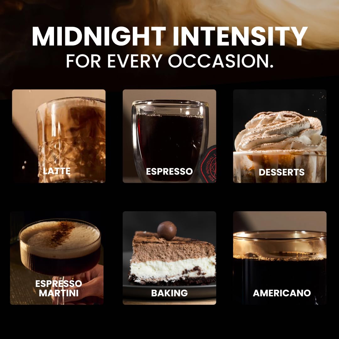 Luxury Dark Roast - 162mg Caffeine, Hot or Iced Craft Instant Coffees, Cold Brew Coffee, Double Shot Espresso, 12 Counts, 100% Arabica, Sugar Free, No