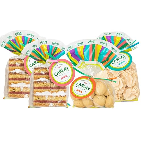 Carla's Sweets Assortment 18 (2 Guava Cakes, 1 Meringue, 1 Mantecadito Bags)