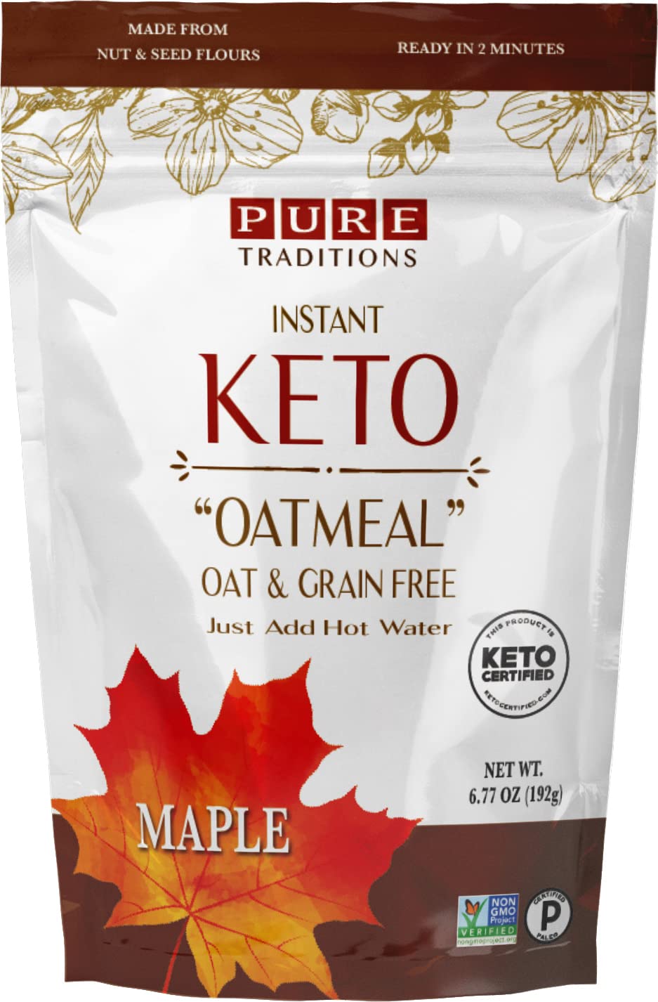 Instant Hot Cereal, Maple, Certified Paleo, Grain and Gluten-free (6.7 Oz)