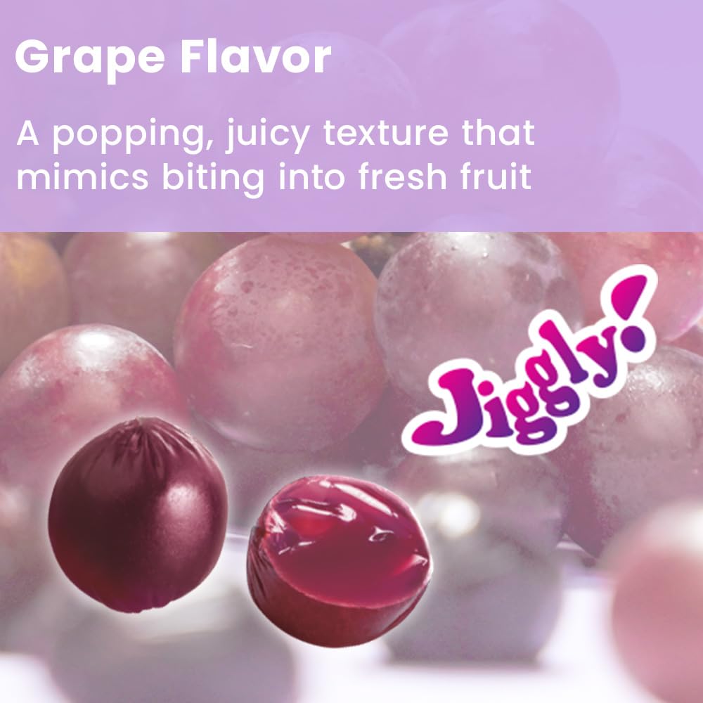 UHA CORORO (Grape / 48g x 6) Japanese Gummy Candy, Gummies (Juicy and Squishy/real fruit juice) kororo