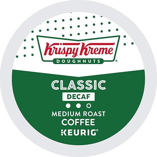 Krispy Kreme Classic Decaf Medium Roast Coffee K-Cups (96 Count)