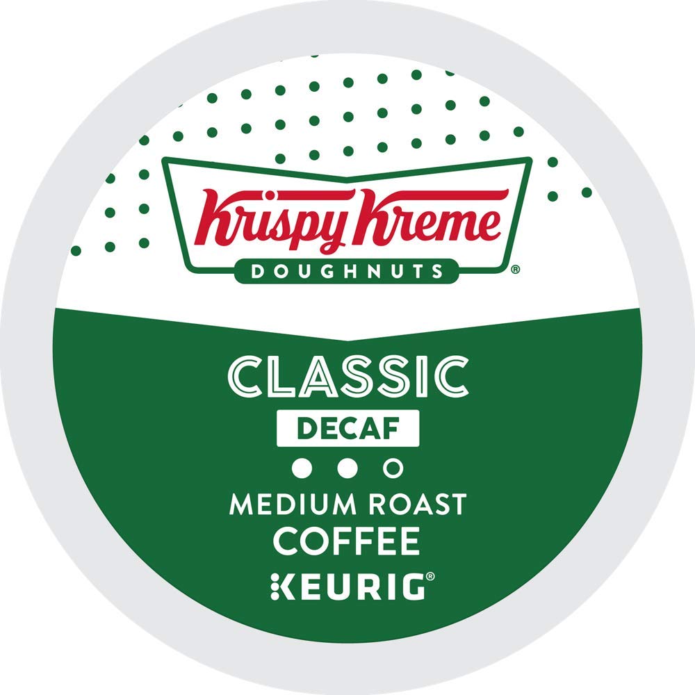 Krispy Kreme Classic Decaf Medium Roast Coffee K-Cups (96 Count)