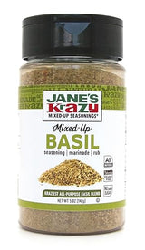 Jane's Krazy Seasonings Mixed-Up Basil Seasoning, 5 Ounce