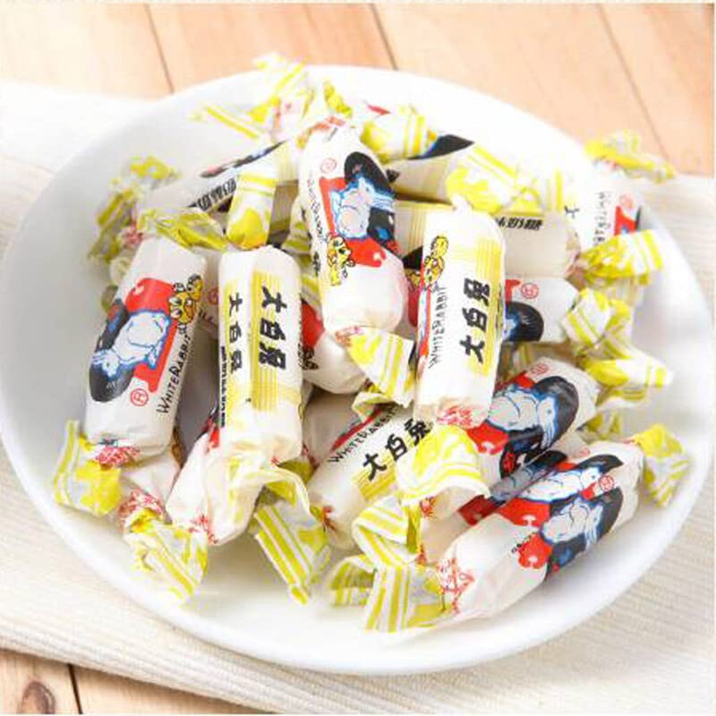 White Rabbit Toffee 227g (8oz.) Yogurt Flavor White Rabbit Toffee Childhood Flavor White Rabbit Candy????????, 8 Ounces