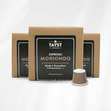 Tayst Espresso Pods, Espresso Moriondo Coffee Capsules, Compatible with Original Nespresso Machine, Sustainable Single Serve, Pack of 30
