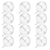 Hemobllo 100pcs Candy Base Holders Lid for Chocolate Bouquets Clear Chocolate Boxes for Valentines Day Floral Arrangements and Packaging Elegant