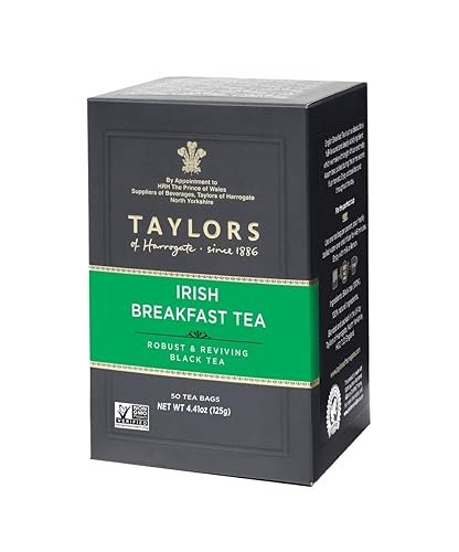 Taylors of Harrogate Irish Breakfast Tea, 50 Count