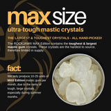 ROCKJAW® MAX Edition | Premium Ultra-Tough Mastic Gum | Hand-Picked Crystals | Rechewable | 100% Natural | Sweetener-Free | Sugar-Free