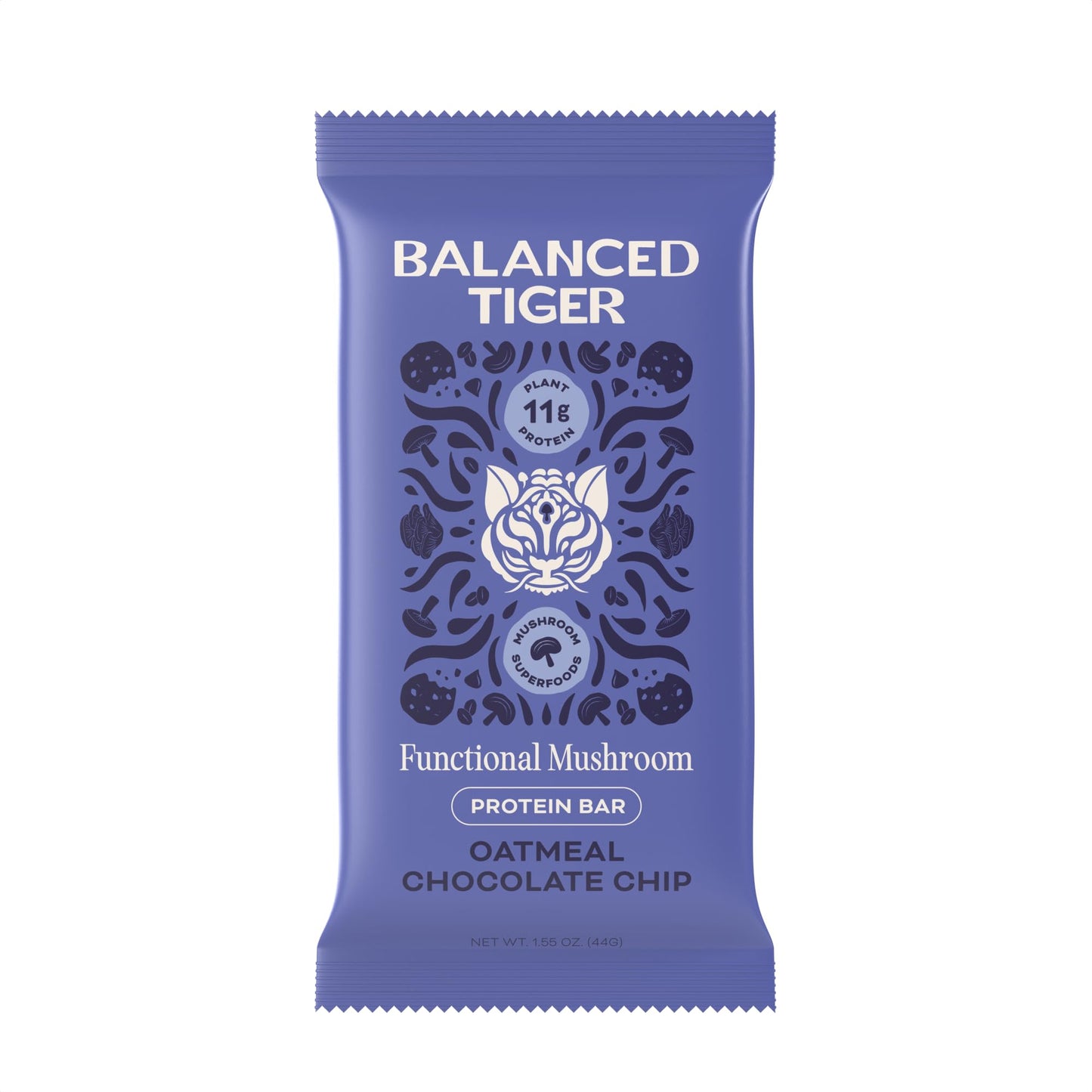 Balanced Tiger Functional Bar Oatmeal Chocolate Chip Sgl, 1.55 Ounce