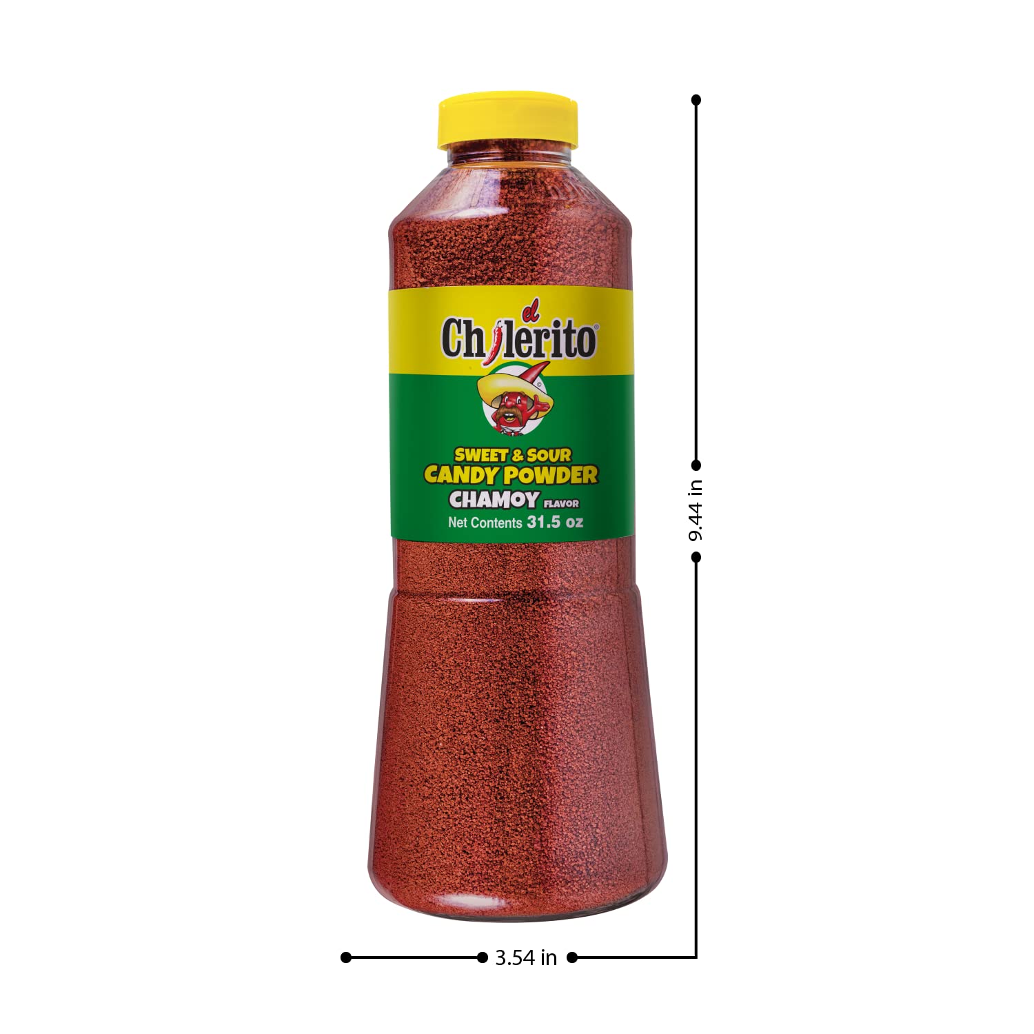 EL CHILERITO Candy Powder Chamoy Flavor 960g/ 32.2 Fl. Oz - For Sweets, Snacks, Fruits, Drinks And Cocktails, Kosher