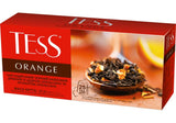 Tess Black Tea "Orange" 25 Tea Bags [Imported from Russia] (ORANGE)
